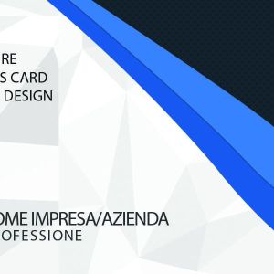 Retro Blue Multipurpose Business Card