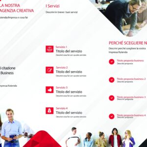 Retro Business Tri Fold Brochure 1