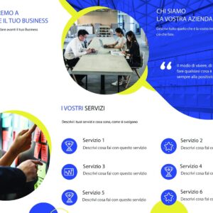 Retro Business Tri Fold Brochure 2