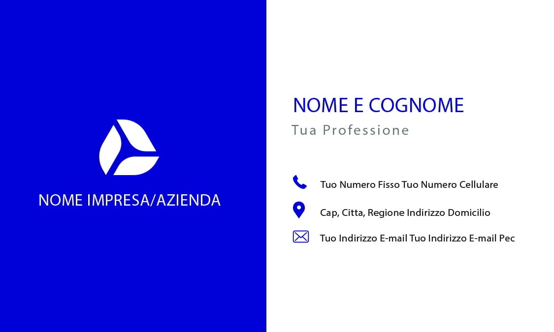 Retro corporate business card