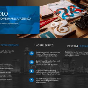 Retro Creative Agency Trifold Brochure