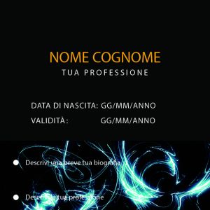 Retro Creative Identity Card Design