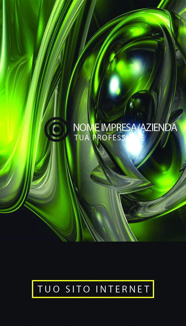 Retro giallo modern corporate business cards