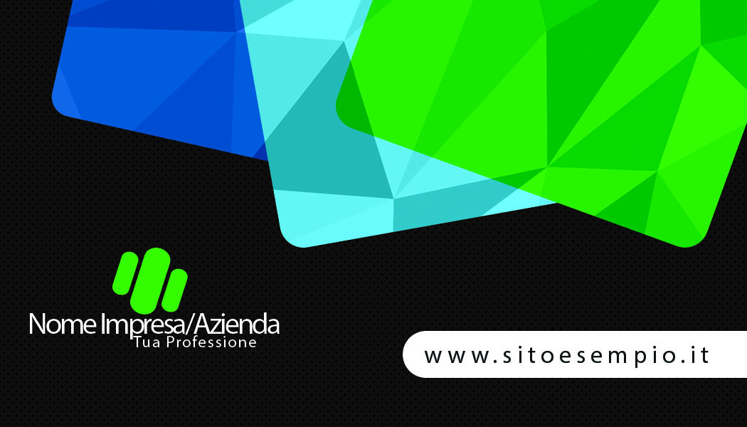 Retro nero 2 colorful business card design