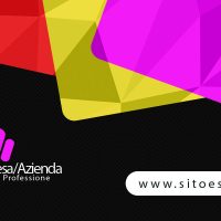 Retro Nero Colorful Business Card Design