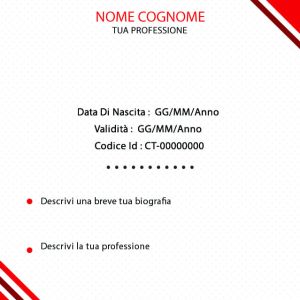 Retro Photo Identity Card