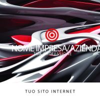 Retro Rosso Business Card Corporate