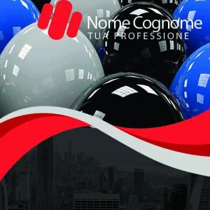 Retro Rosso Vertical Business Cards