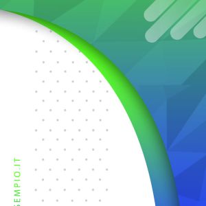 Retro Verde Designer Vertical Business Card