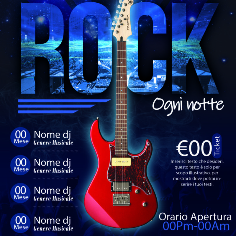 Rock Music Event Flyer
