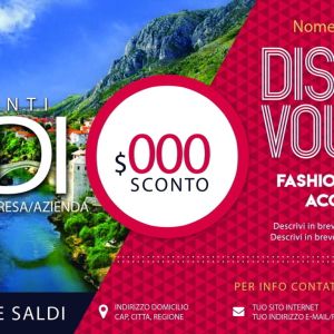 Sale Discount Voucher Psd Template Fronte