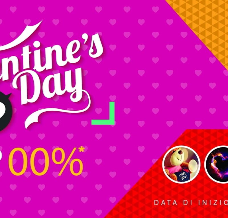 Valentines Day Shopping Voucher Fronte