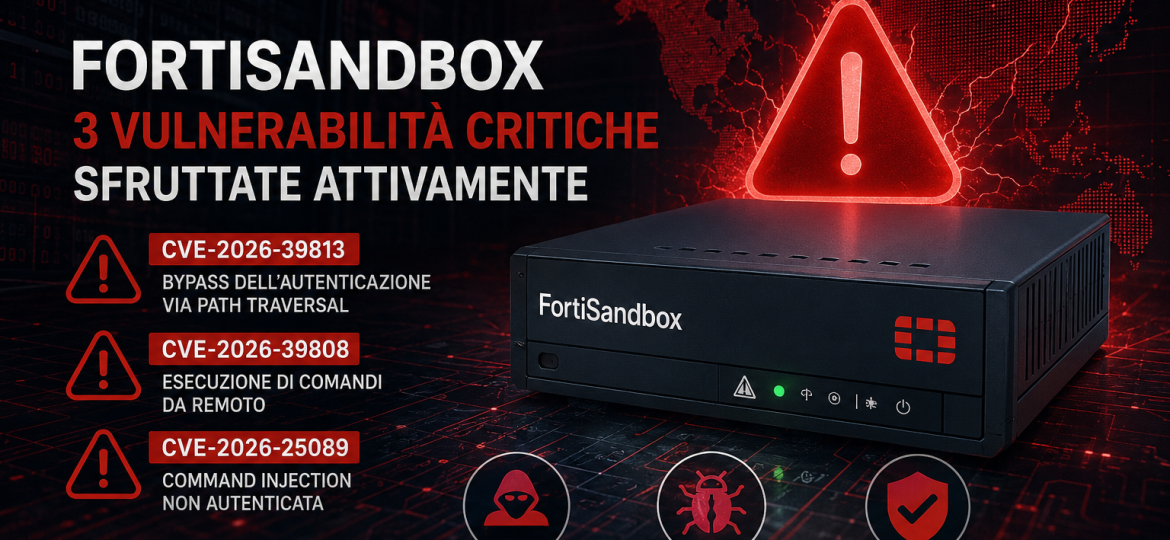 FortiSandbox sotto attacco sfruttate attivamente tre vulnerabilità