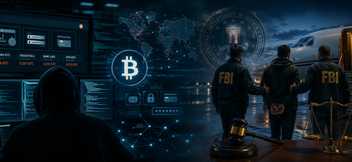 presunto gestore di marketplace criminali estradato negli Stati Uniti