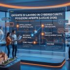 Offerte di lavoro in Cybersecurity le posizioni aperte a luglio 2026